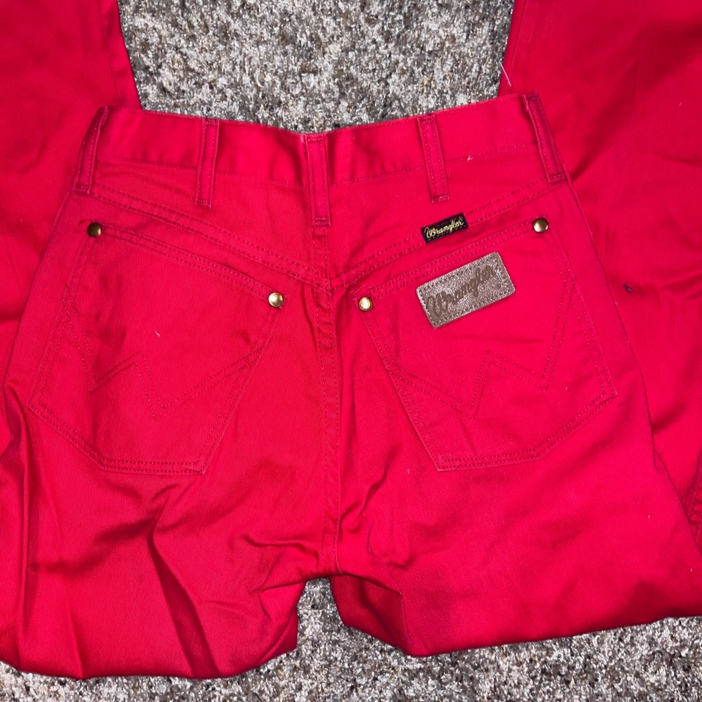 Vintage RED wranglers